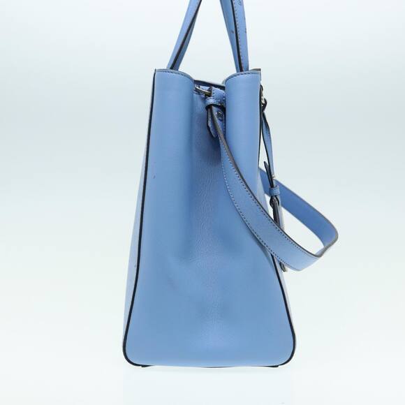 FENDI Hand Bag Leather Blue - Picture 5 of 14